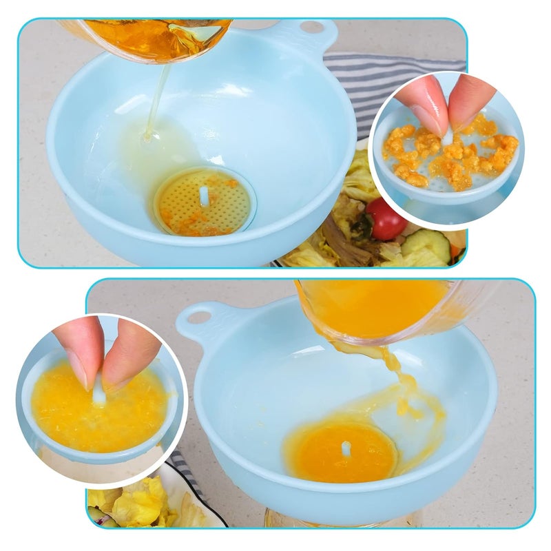 BALIWELL Wide Mouth Kitchen Funnel, Food Grade Plastic Cooking Canning Funnel with 4 Sizes Spouts for Filling Wide and Regular Mason Jars, Spray Dropper Oil Bottle Jug Spices Shampoo Sauce - Image 4